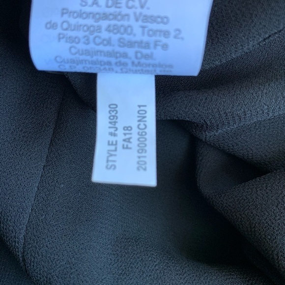 J Crew Black Velvet Tank Top Camisole Size 4P NEW - Picture 6 of 9